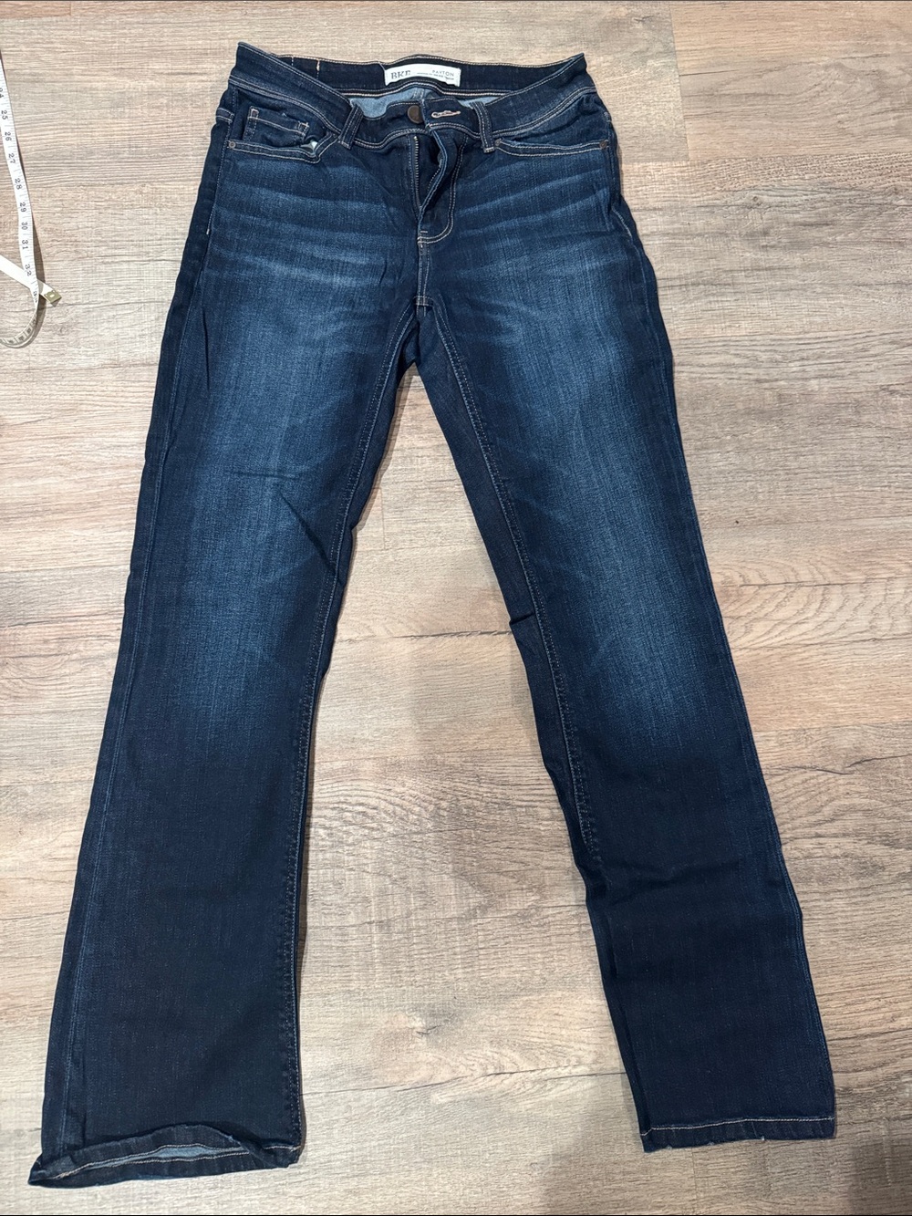 Dark Blue Women's Straight-Leg Jeans